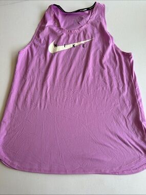 Nike Lavender Racerback Tank with White Swoosh